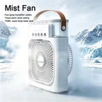 Premium Portable Air Conditioner Fan 7 Color Changing Light (Big  1 Pc)