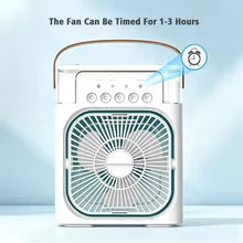 Premium Portable Air Conditioner Fan 7 Color Changing Light (Big  1 Pc)